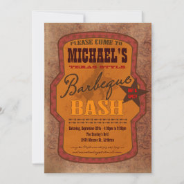 Barbecue Bash Einladung - Western oder Texas Style