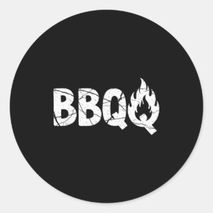 Barbecue Bbq-Witzgeschenk für Grill-Timer-Raucher Runder Aufkleber