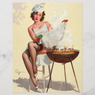 Barbecue Button-Up Girl