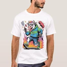 Barbecue-Chaos-Kuh T-Shirt