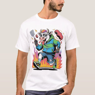 Barbecue-Chaos-Kuh T-Shirt