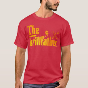Barbecue-Chef BBQ-Grill-Raucherheizung Grillvater  T-Shirt
