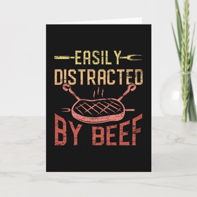 Barbecue-Geschenk Karte (Vorderseite)