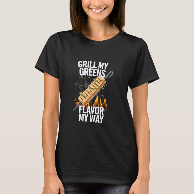 Barbecue-Grill Meine Kräuter Gemüse Pitmaster Gril T-Shirt (Vorderseite)