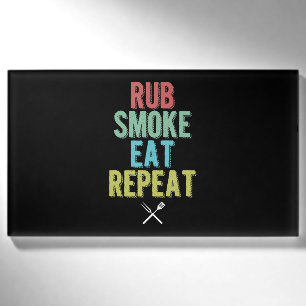 Barbecue GRILLEN Grill Master Grillen Fleisch Rauc Namenschild