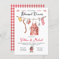 Barbecue GRILLEN Probe Dinner Rot Gingham