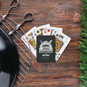 Barbecue Grillin' & Chillin Bachelor Party Spielkarten