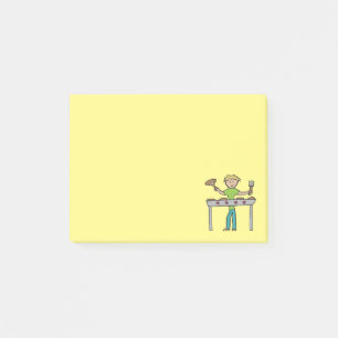 Barbecue Grillmaster GRILLEN Post-it Klebezettel