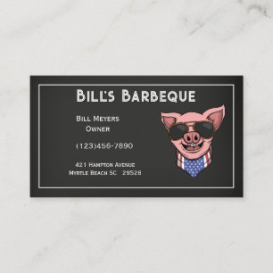 Barbecue-Karte Visitenkarte