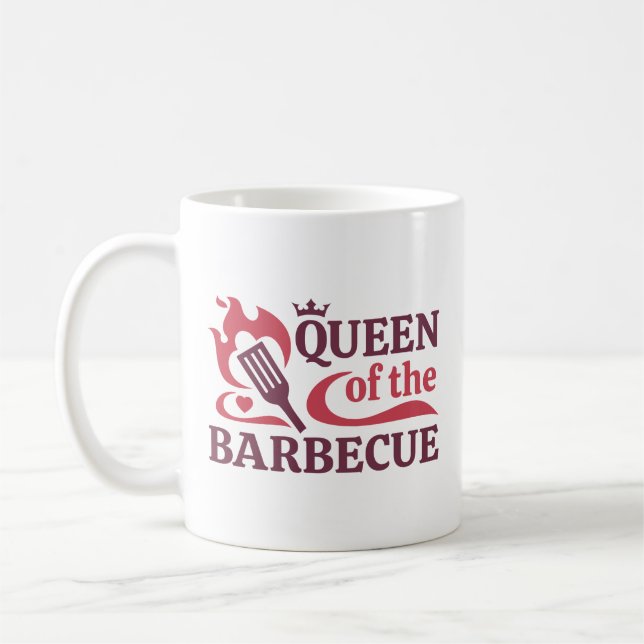 Barbecue-Königin Kaffeetasse (Links)