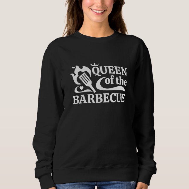 Barbecue-Königin Sweatshirt (Vorderseite)