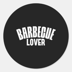 Barbecue-Liebhaber Lustiger BBQ-Grill-Enthusiast Runder Aufkleber
