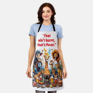 Barbecue Löwe Giraffe Elefant Tiger Safari Tier Schürze