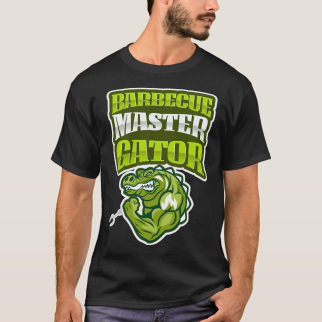 Barbecue Meister Gator T-Shirt (Vorderseite)