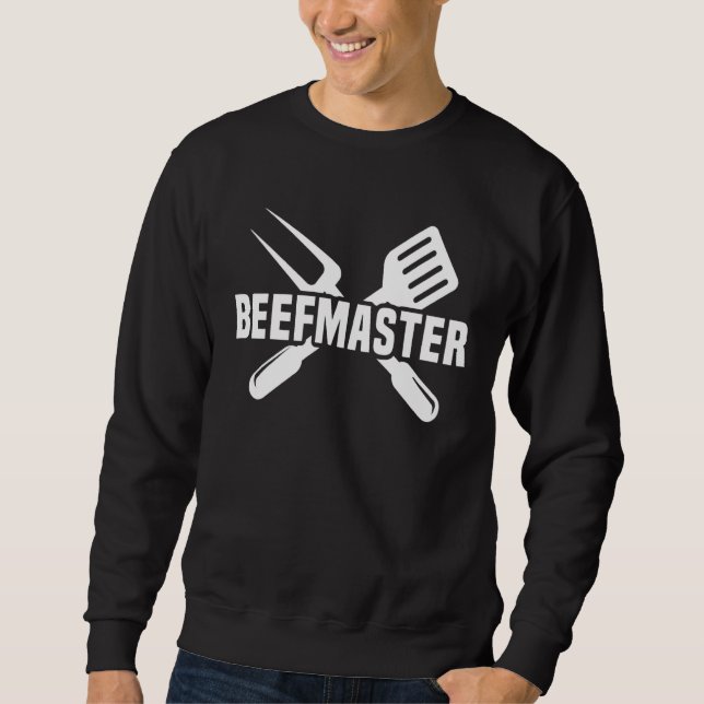 Barbecue Men Kettle Barbecue Cutlery Barbecue Acce Sweatshirt (Vorderseite)