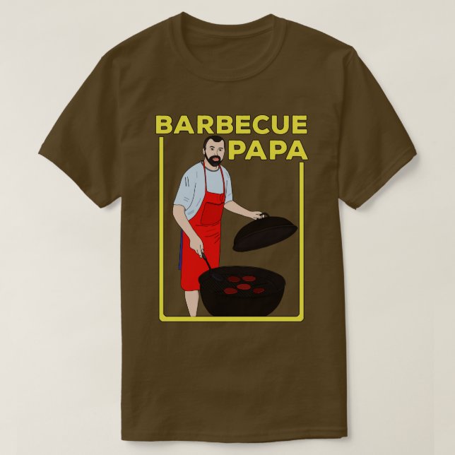 Barbecue Papa T-Shirt (Design vorne)