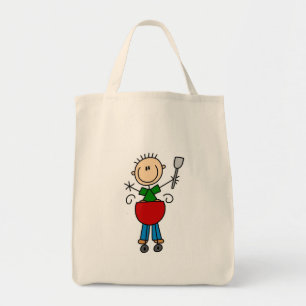 Barbecue-Strichmännchen-Tasche Tragetasche