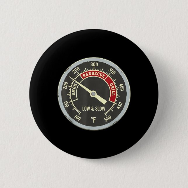 Barbecue-Thermometer Smoky Barbecue-Grill Low Slow Button (Vorderseite)