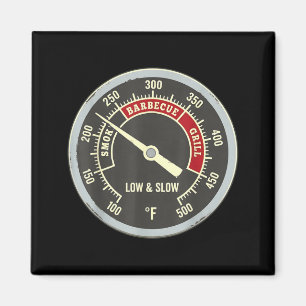 Barbecue-Thermometer Smoky Barbecue-Grill Low Slow Magnet
