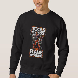 Barbecue-Tools mein Stolz, Pitmaster Grillen O Sweatshirt