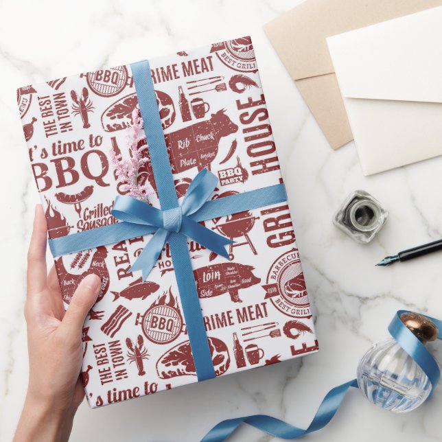 Barbecue-Verpackungspapier, Grilling-Geschenkverpa Geschenkpapier (Schenken)