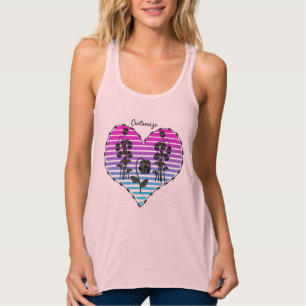 Barbed Wire Herz Wild Schwarze Rose Thunder_Cove Tank Top