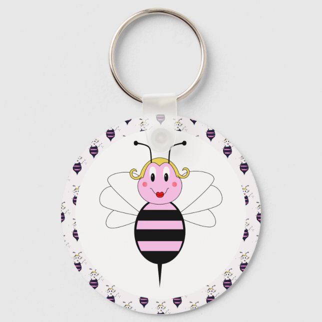 BarBee Bumble Bee Schlüsselanhänger (Vorderseite)