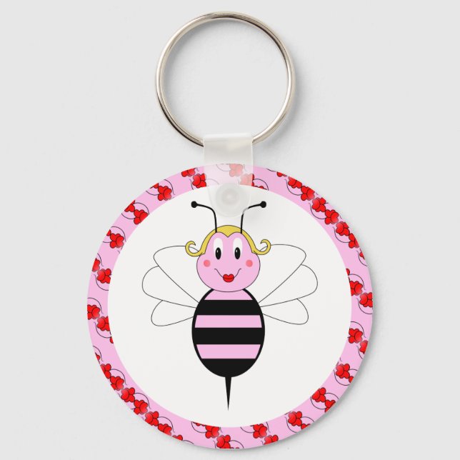 BarBee Bumble Bee Schlüsselanhänger (Vorderseite)