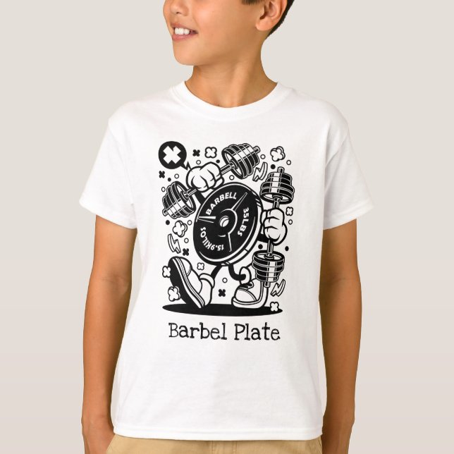 Barbel Plate T-Shirt (Vorderseite)