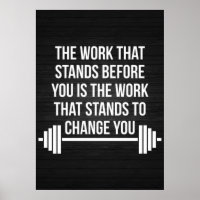 Barbell Inspirational Words - Motivierend Ausarbei