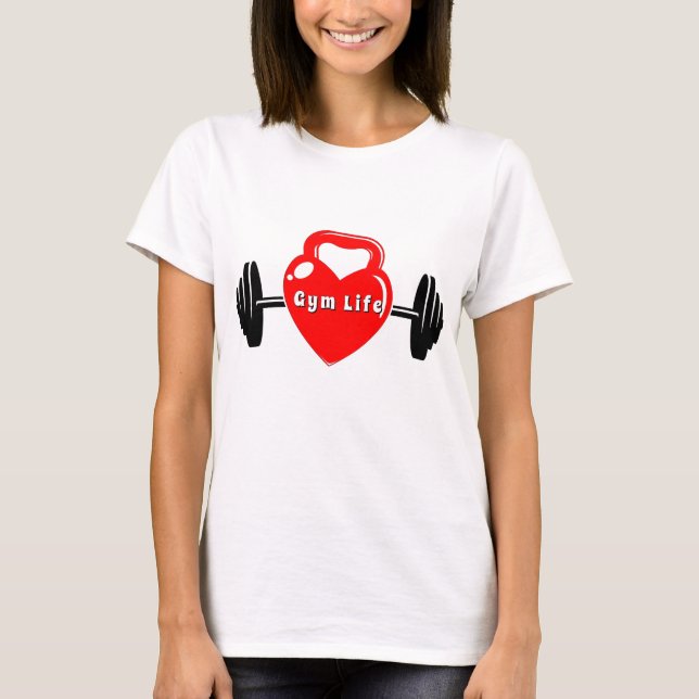 Barbell Liebe T-Shirt (Vorderseite)