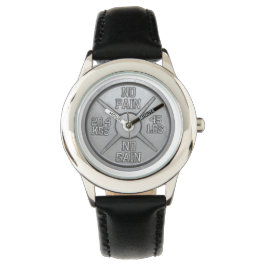 Barbell Plate Armbanduhr - kein Schmerz