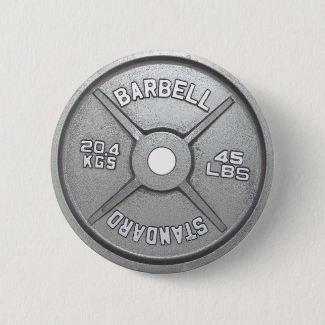 Barbell Plate Button (Vorderseite)