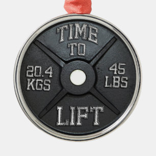 Barbell Plate - Heavy Lift Ornament Aus Metall