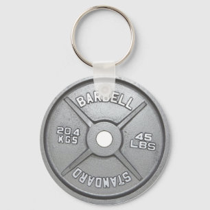 Barbell Plate Schlüsselanhänger