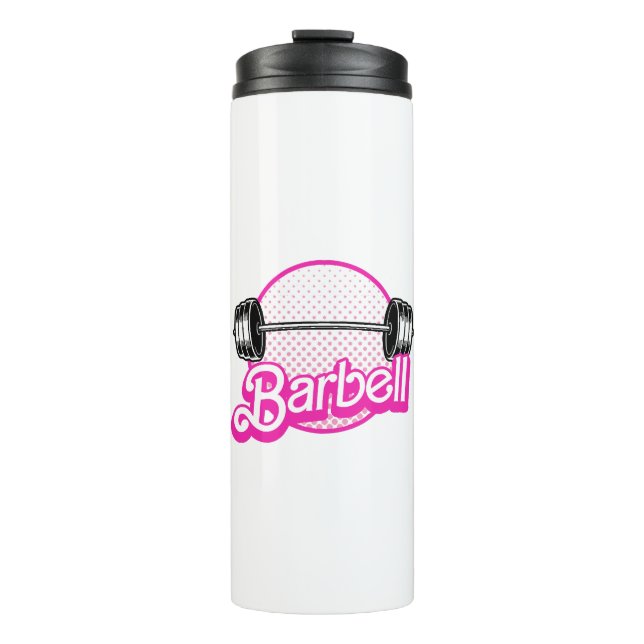 Barbell - rosa thermosbecher (Vorderseite)