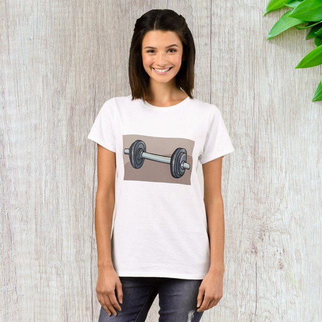 Barbell Weightlift Gym Fitness Lover T-Shirt (Von Creator hochgeladen)