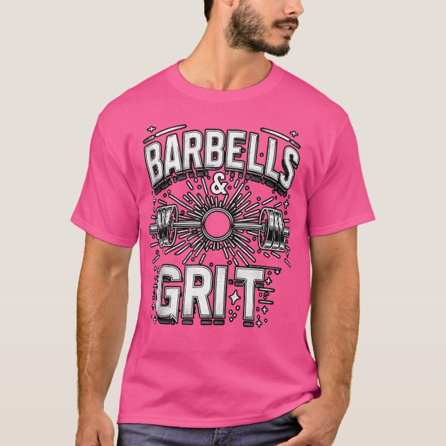 Barbells Grit — T-Shirt (Vorderseite)