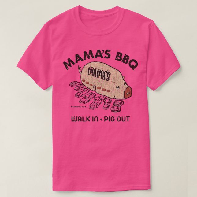 Barbeque Mamas GRILLEN 1956 T-Shirt (Design vorne)