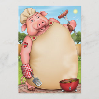 Barbeque Party Einladungen, GRILLEN Stationery Einladung