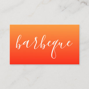 barbeque Skript Visitenkarte