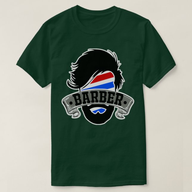 Barber Barbershop 2 T-Shirt (Design vorne)