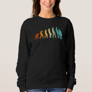 Barber Barbershop Hair Stylist Friseur Retro E Sweatshirt