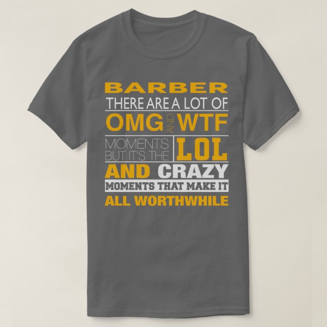 BARBER BEST DESIGN 2017 1 T-Shirt (Design vorne)