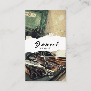 Barber Business Card Visitenkarte