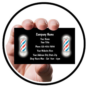 Barber Business Cards Visitenkarte