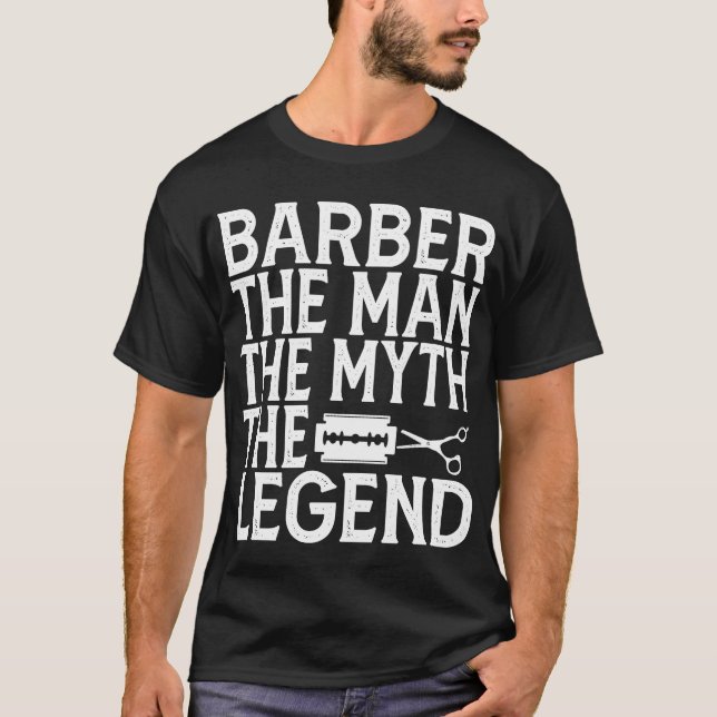Barber Der Mann 2024 T-Shirt (Vorderseite)