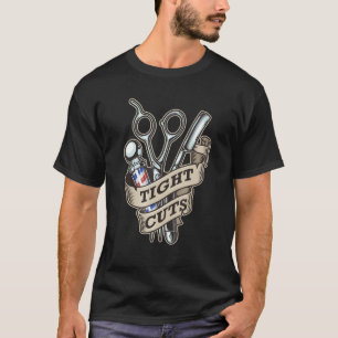 Barber Design Mens Frisör Friseur Friseurin Barbe T-Shirt