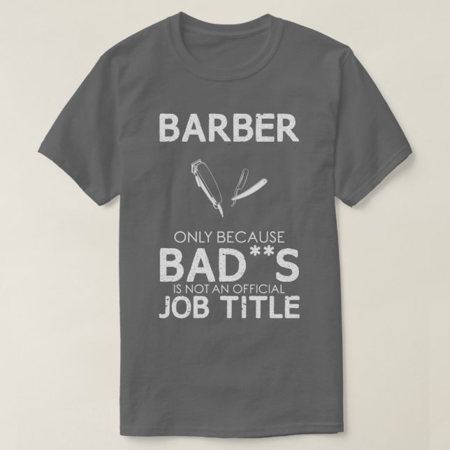 Barber Funny Design für Geschenk 5 T-Shirt (Design vorne)