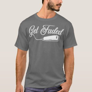 Barber Funny Faded Shirt Barber Shop Geschenke Vin